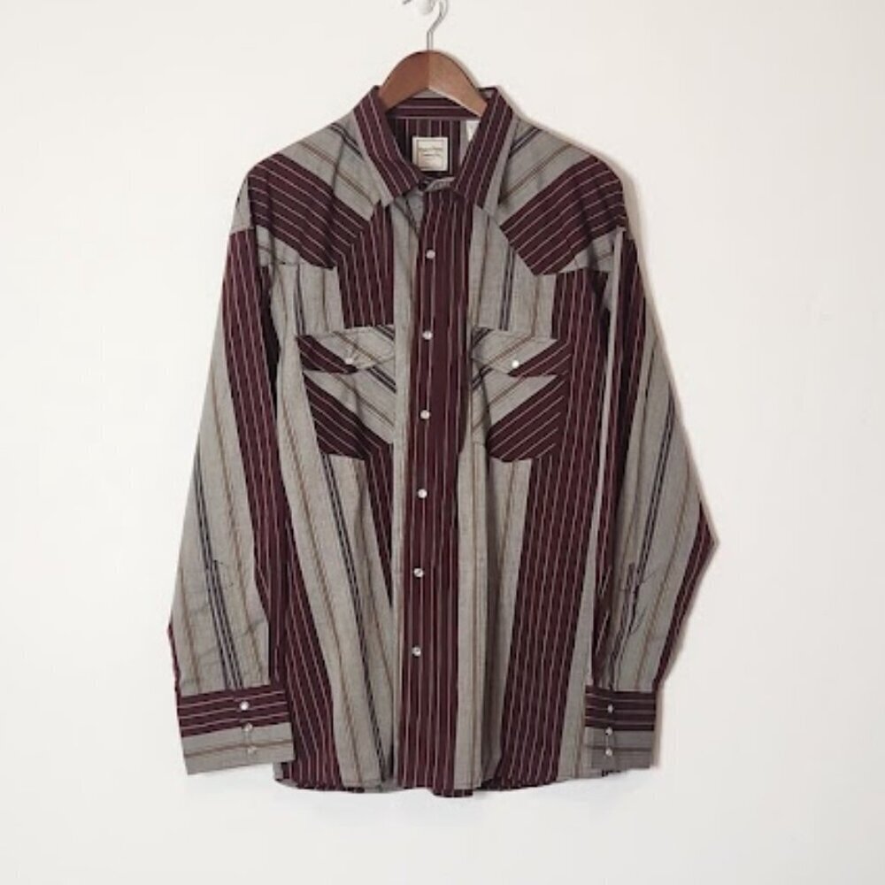 Western Plains Trading Co Men's Long Sleeve Button-down Size XL